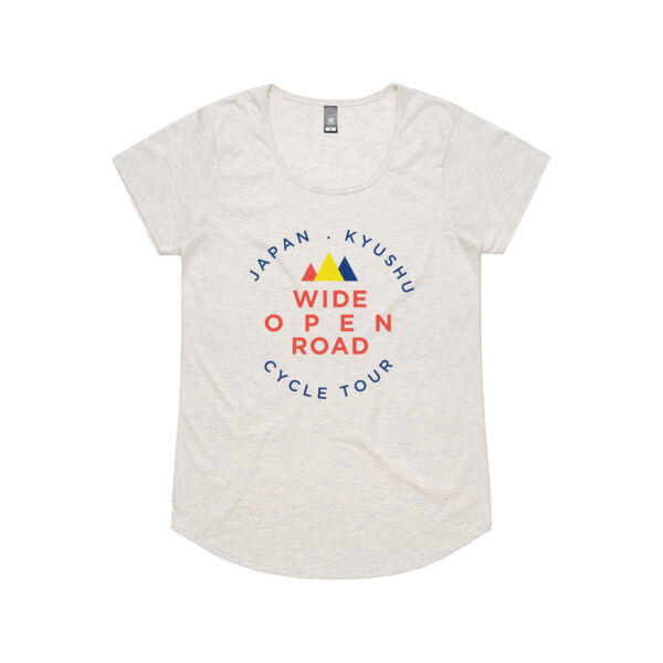 Kyushu Cycle Tour Tee - Women's Scoop Neck Tee Thumbnail