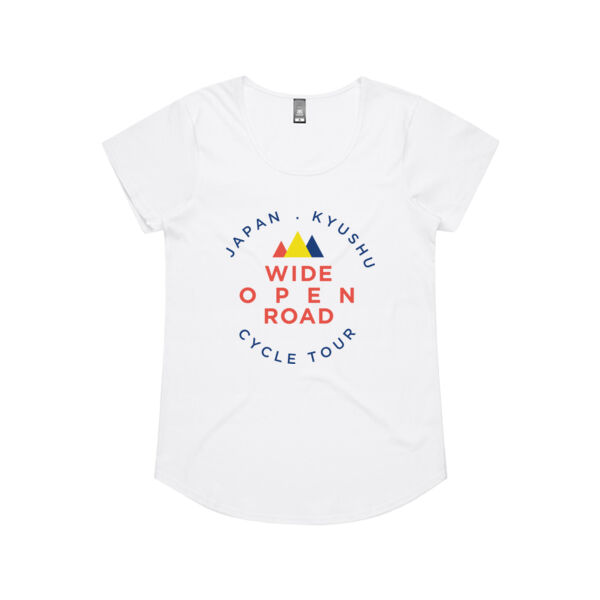 Kyushu Cycle Tour Tee - Women's Scoop Neck Tee Thumbnail