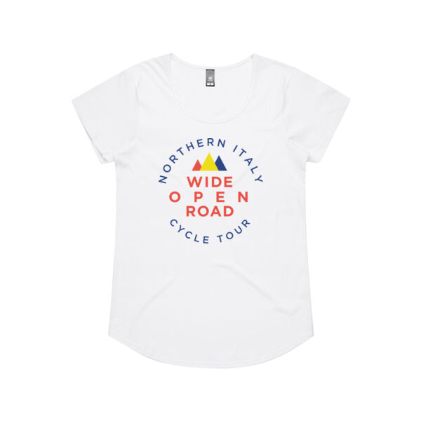 Northern Italy Cycle Tour Tee - Women's Scoop Neck Thumbnail