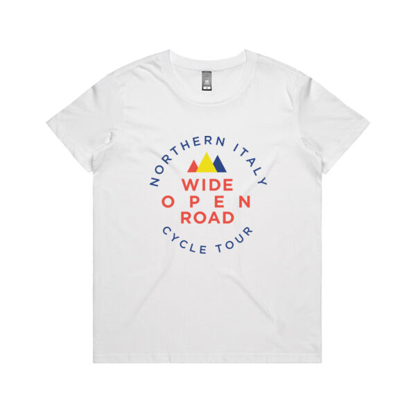 Northern Italy Cycle Tour Tee - Women's Crew Neck Thumbnail