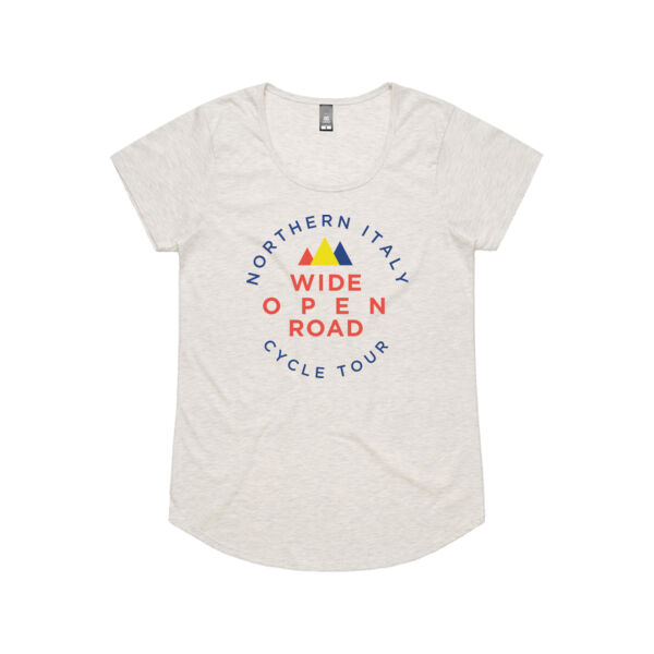 Northern Italy Cycle Tour Tee - Women's Scoop Neck Thumbnail