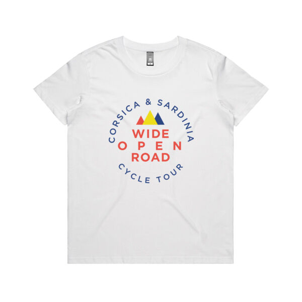 Corsica & Sardinia Cycle Tour Tee - Women's Crew Neck Thumbnail