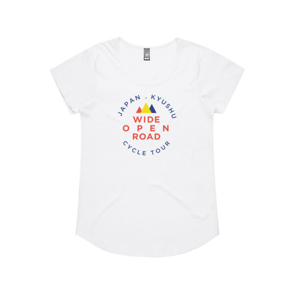 Kyushu Japan Cycle Tour Tee - Women's Scoop Neck Thumbnail
