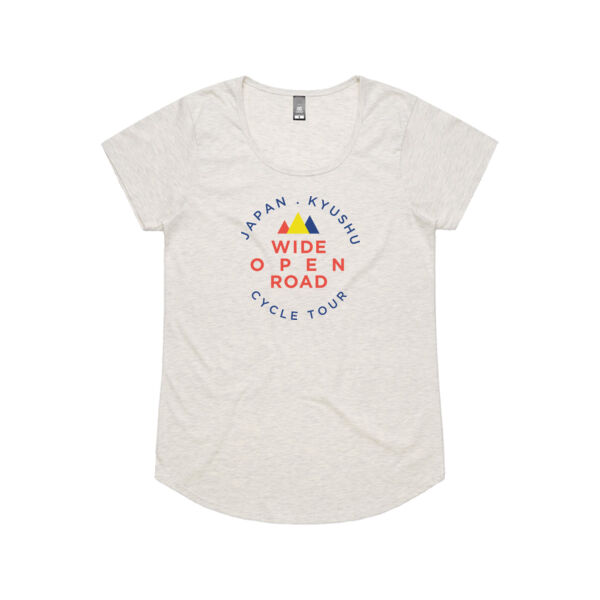 Kyushu Japan Cycle Tour Tee - Women's Scoop Neck Thumbnail